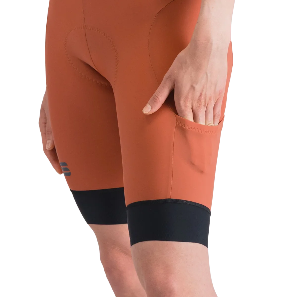 Calção Curto de Bretelas SPORTFUL GIARA 2 Feminino Laranja - Image 6