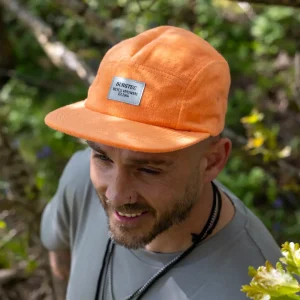 Boné BURGTEC ARCADE FIVE PANEL Laranja