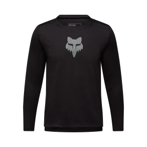 Maillot FOX RANGER HEAD Junior Mangas Compridas Preto