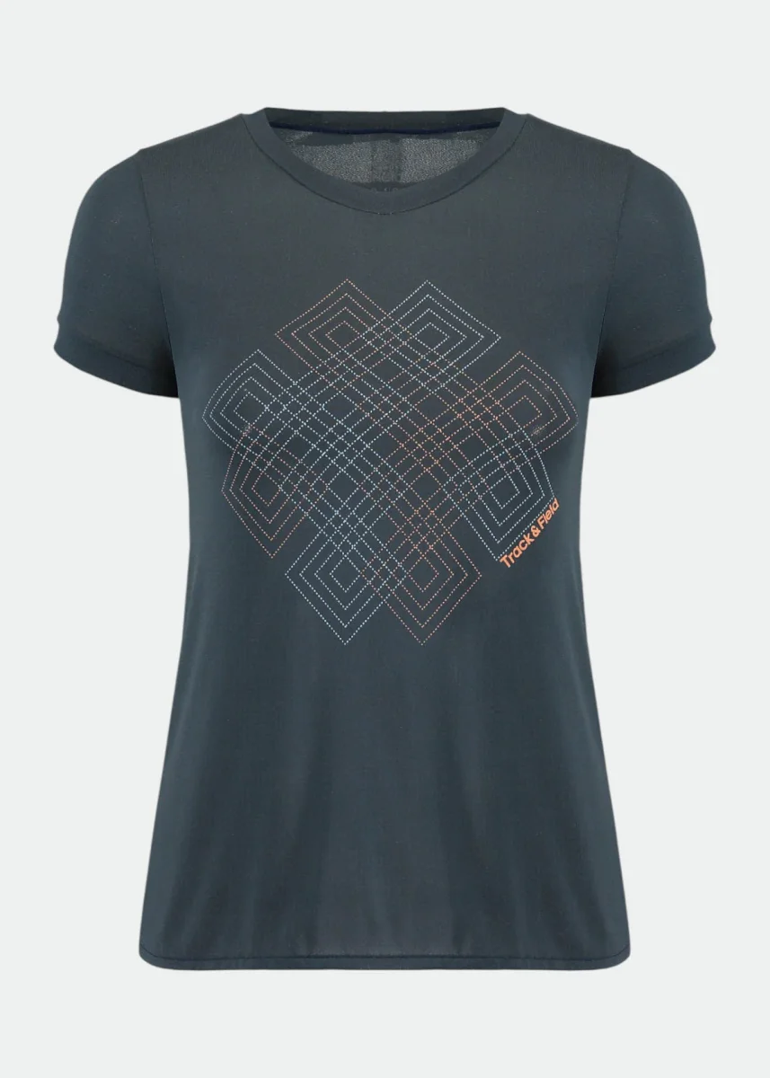 T-shirt Mulher Manga Curta Thermodry Trama - Image 8