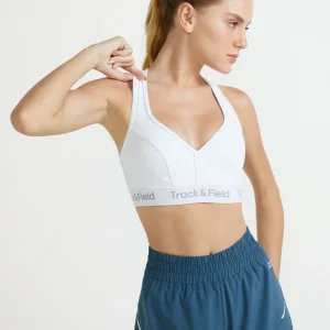 Top Mulher Elástico Logo T&F