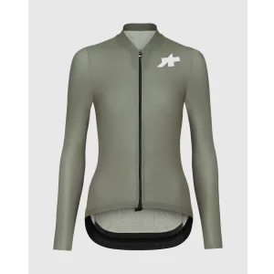 Maillot ASSOS UMA GT S11 EVO Mangas Longas Mulher Verde