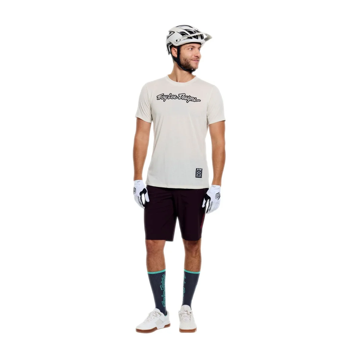 Short TROY LEE DESIGNS SKYLINE TRAIL com Liner Mono Castanho - Image 3