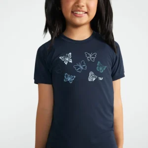 T-Shirt Infantil Menina Thermodry Borboleta
