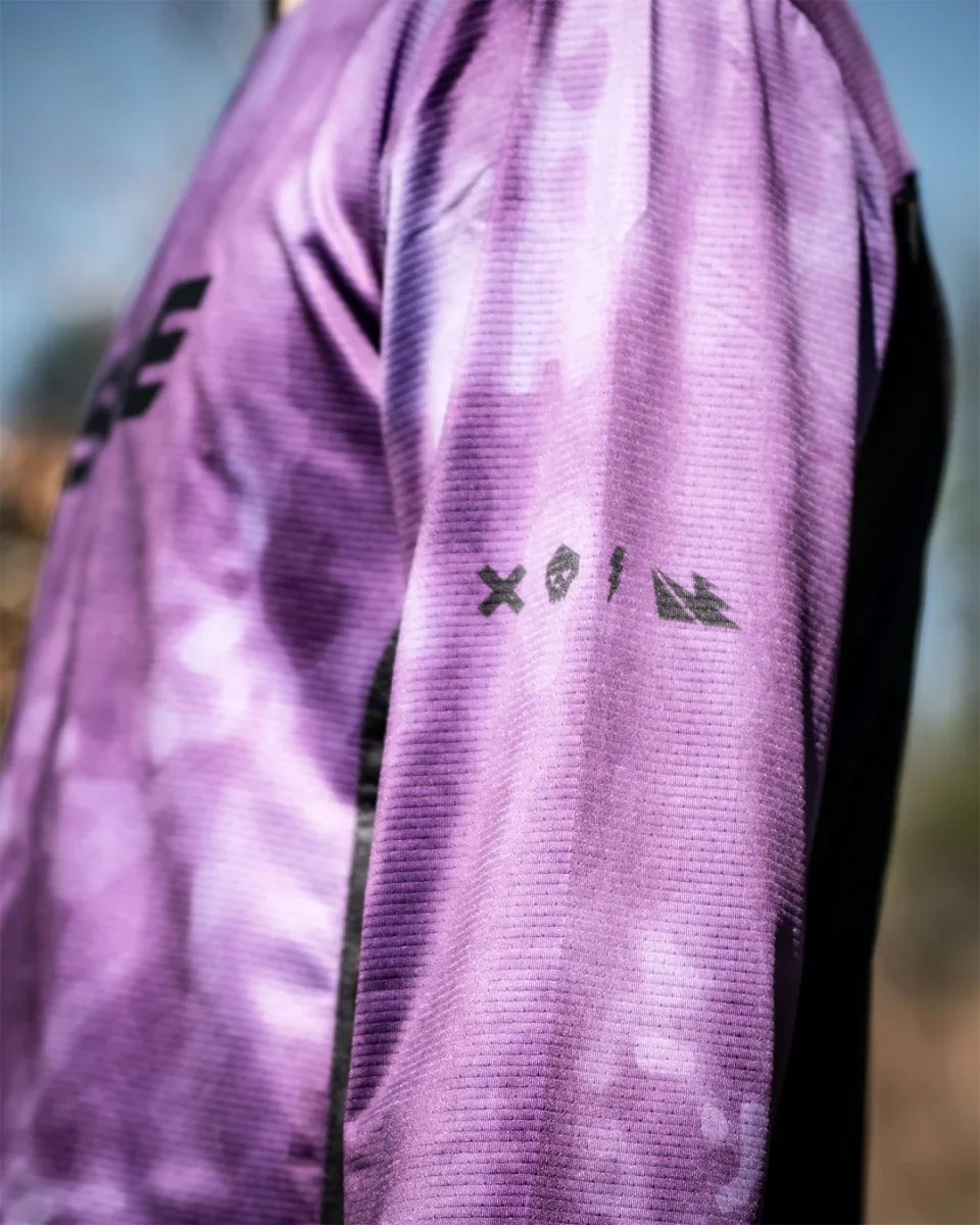 Maillot USWE LUFTIG MTB Mangas Compridas Violeta - Image 9