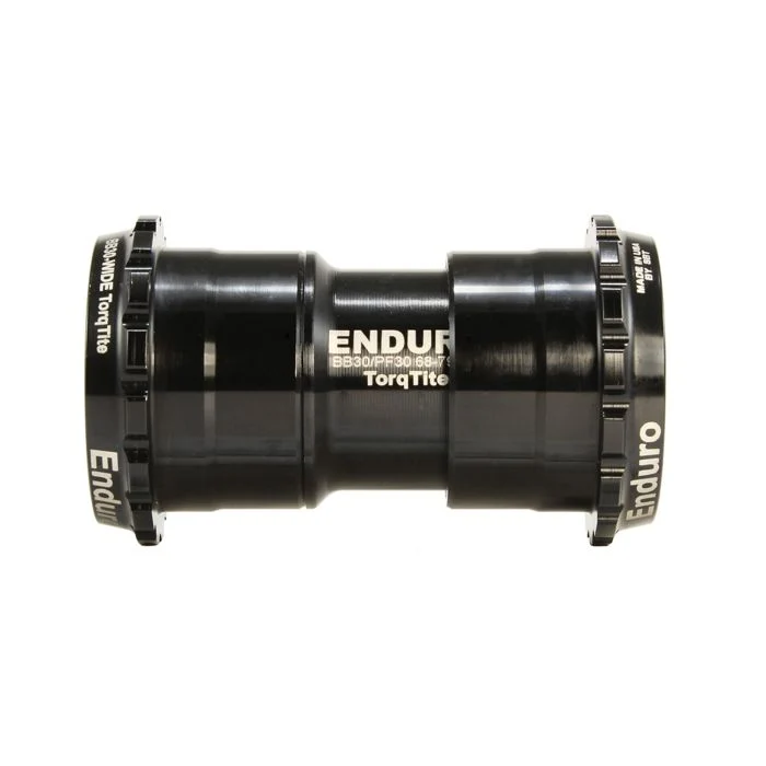 Caixa de Pedaleira ENDURO BEARINGS TORQTITE PF30 Eixo DUB Aço Inoxidável Preto - Image 4