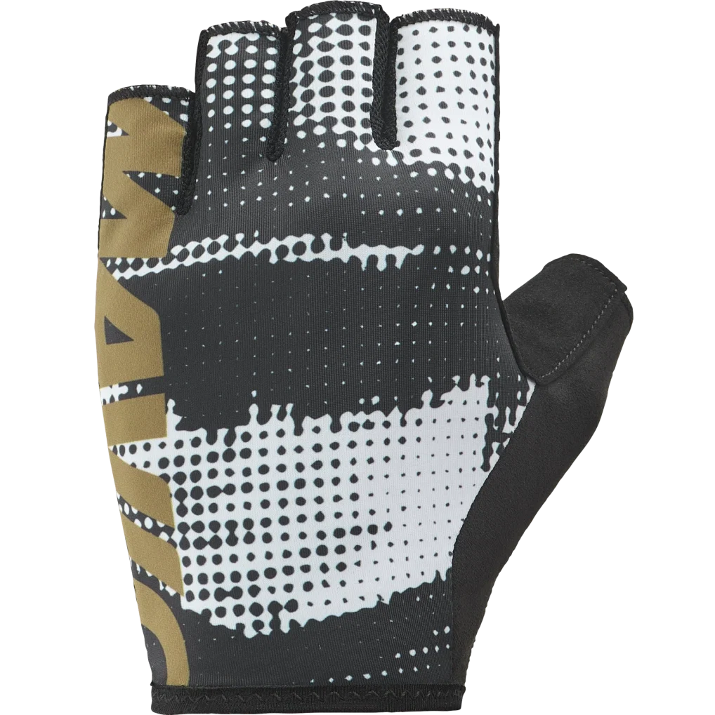 Luvas Curtas MAVIC ESSENTIAL PADDED GRAPHIC Preto/Branco