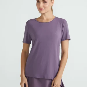 T-shirt Mulher Manga Curta Soft