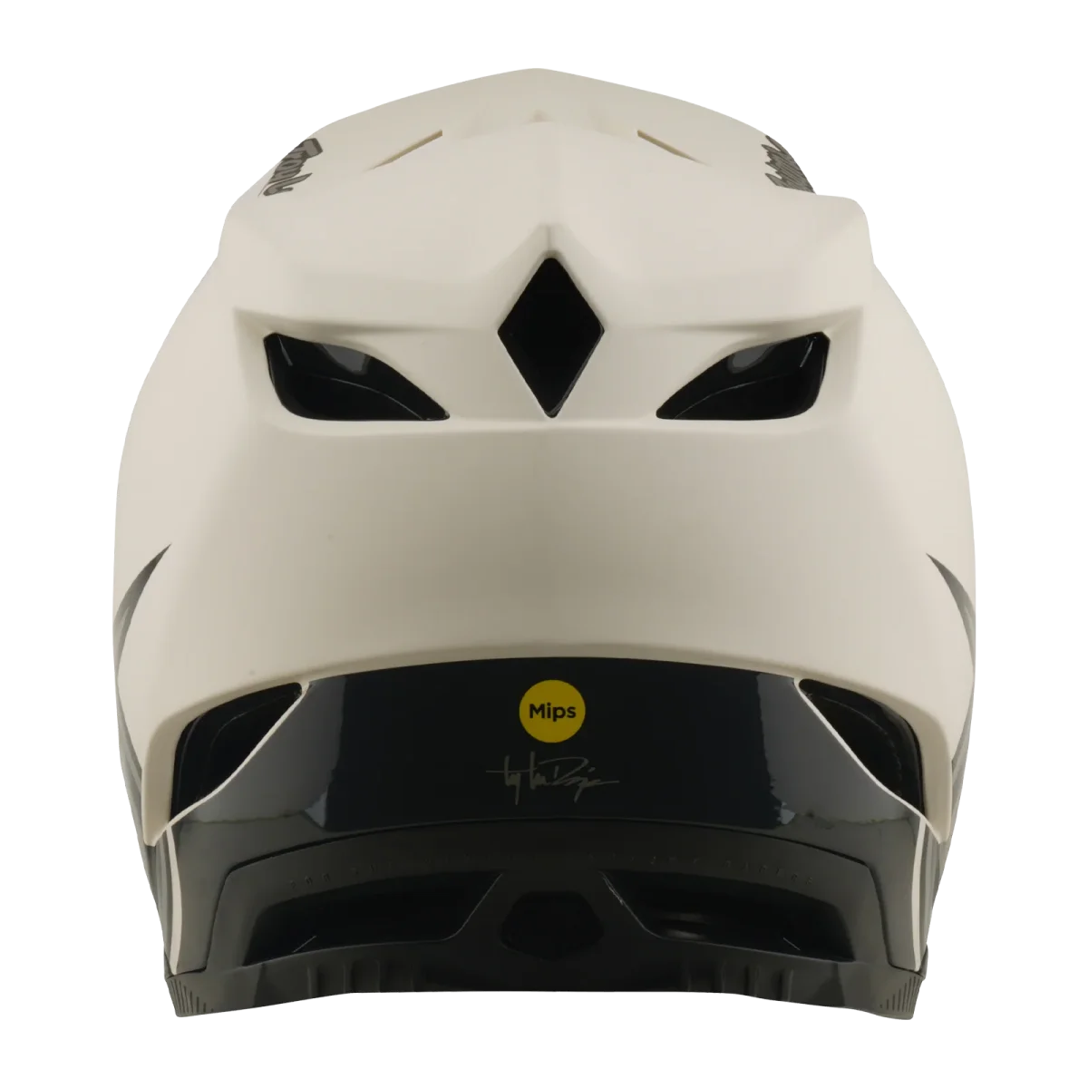 Capacete MTB TROY LEE DESIGNS D4 COMPOSITE MIPS STEALTH PUMICE Branco - Image 5