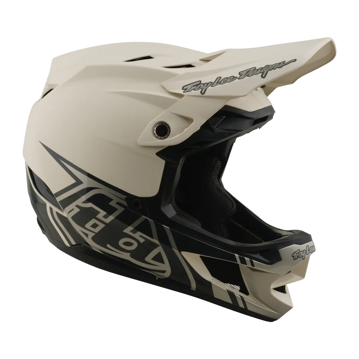 Capacete MTB TROY LEE DESIGNS D4 COMPOSITE MIPS STEALTH PUMICE Branco - Image 3