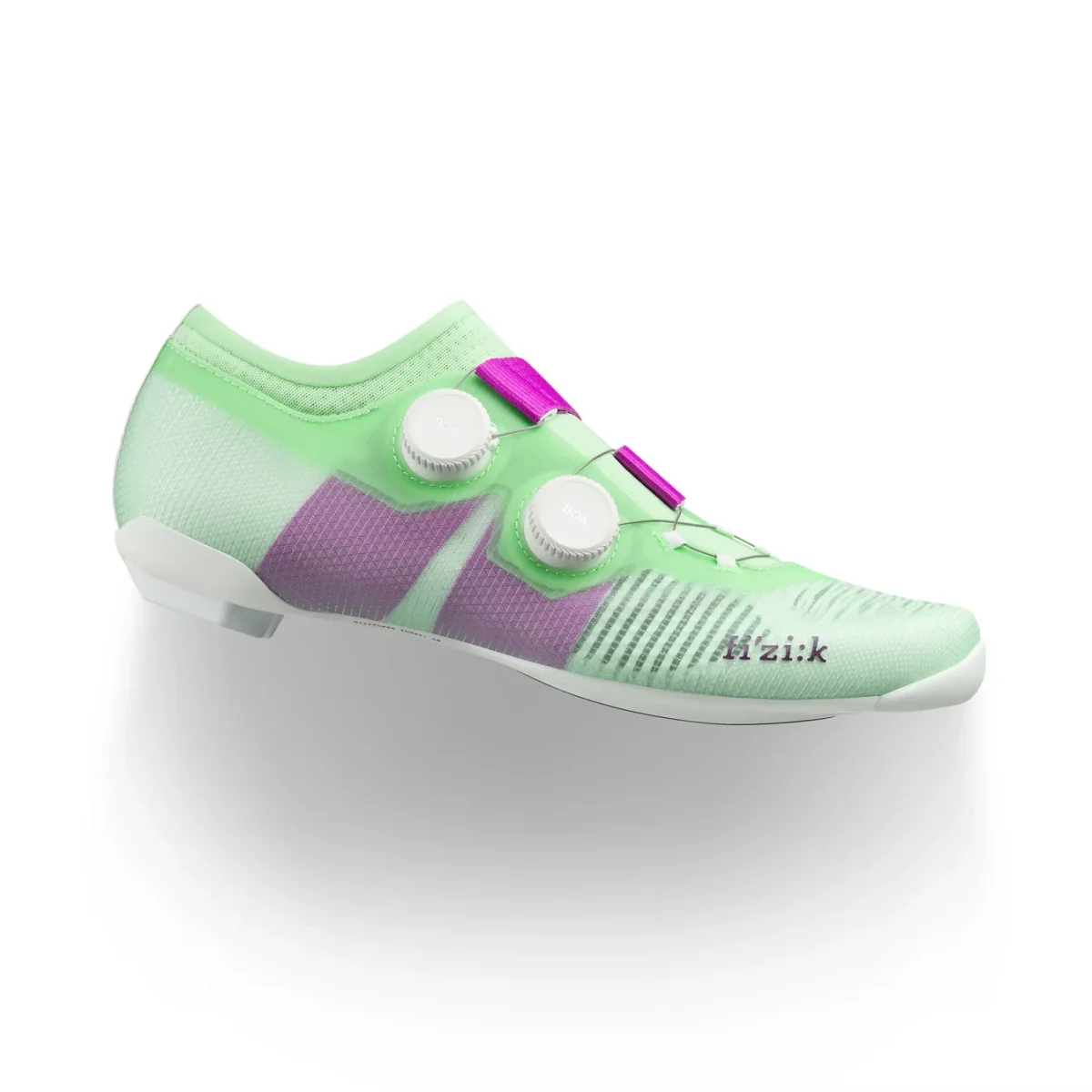 Sapatilhas de Estrada FIZIK VEGA CARBON Verde/Roxo - Image 2