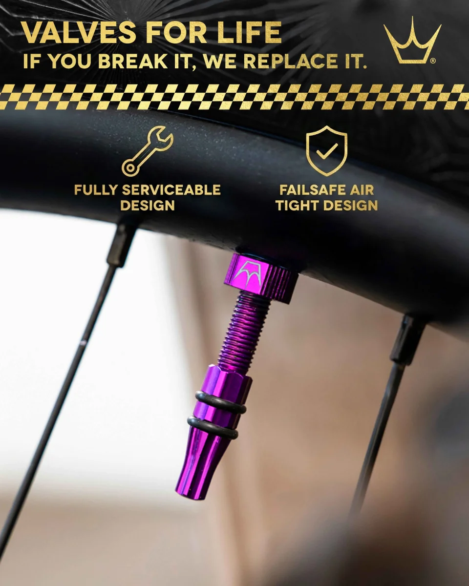 Válvulas Tubeless PEATY'S HOLESHOT FAST FLOW 60mm (x2) Verde - Image 9