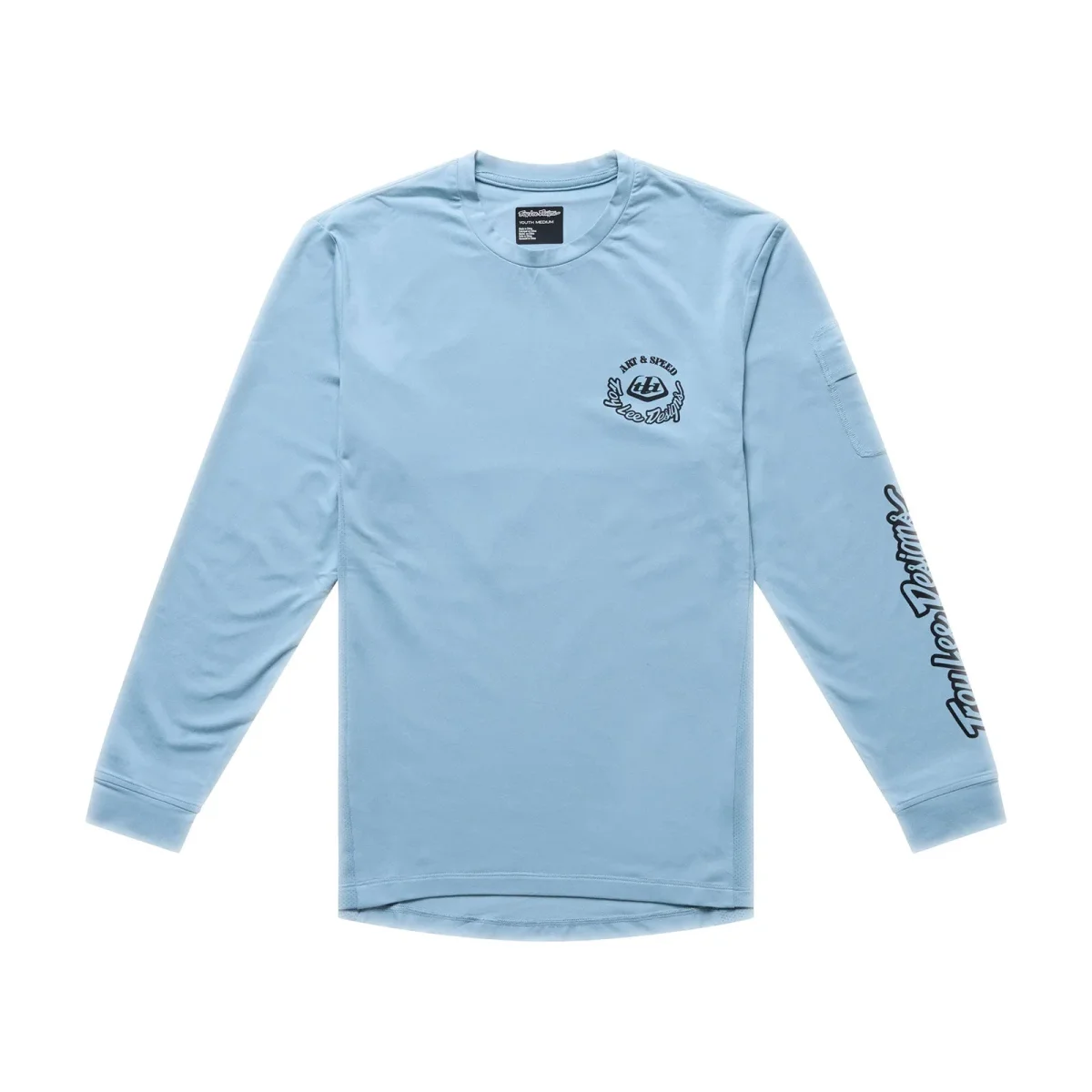 Maillot TROY LEE DESIGNS RUCKUS RIDE CARBS Junior Mangas Compridas Azul