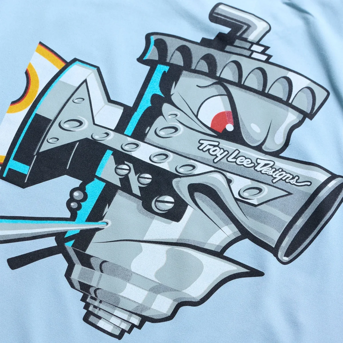 Maillot TROY LEE DESIGNS RUCKUS RIDE CARBS Junior Mangas Compridas Azul - Image 8