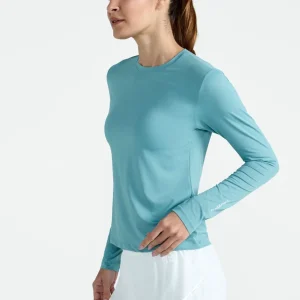 T-Shirt Mulher Manga Longa Uv Mesh