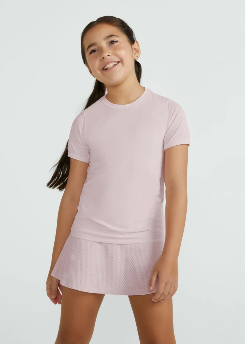 T-shirt Menina Infantil Manga Curta Thermodry