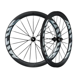 Par de Rodas MICHE DEVA RD 52 Tubeless Ready (Center Lock) Preto/Prata
