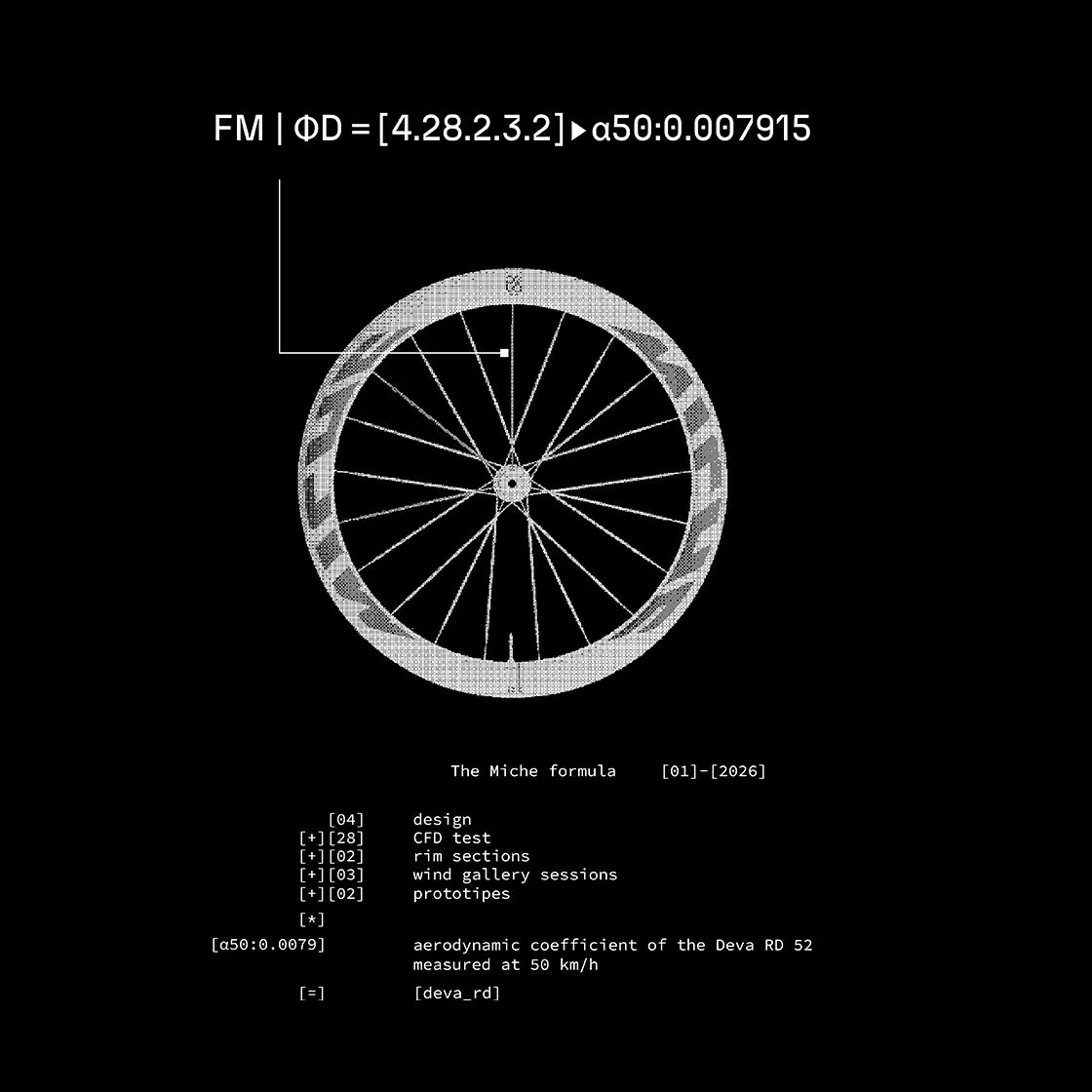 Par de Rodas MICHE DEVA RD 52 Tubeless Ready (Center Lock) Preto - Image 6
