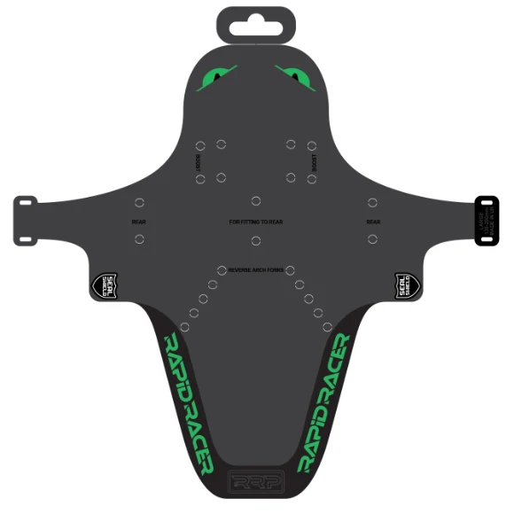 Guarda-lamas RRP EnduroGuard Standard (garfo 80 a 120mm) Preto/Verde fluorescente - Image 2