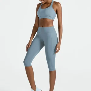 Calça Legging Mulher 3/4 Bolsos