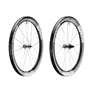 Par de Rodas ENVE G SES 4.5 PRO Tubeless Ready (Center Lock) Preto/Cromado