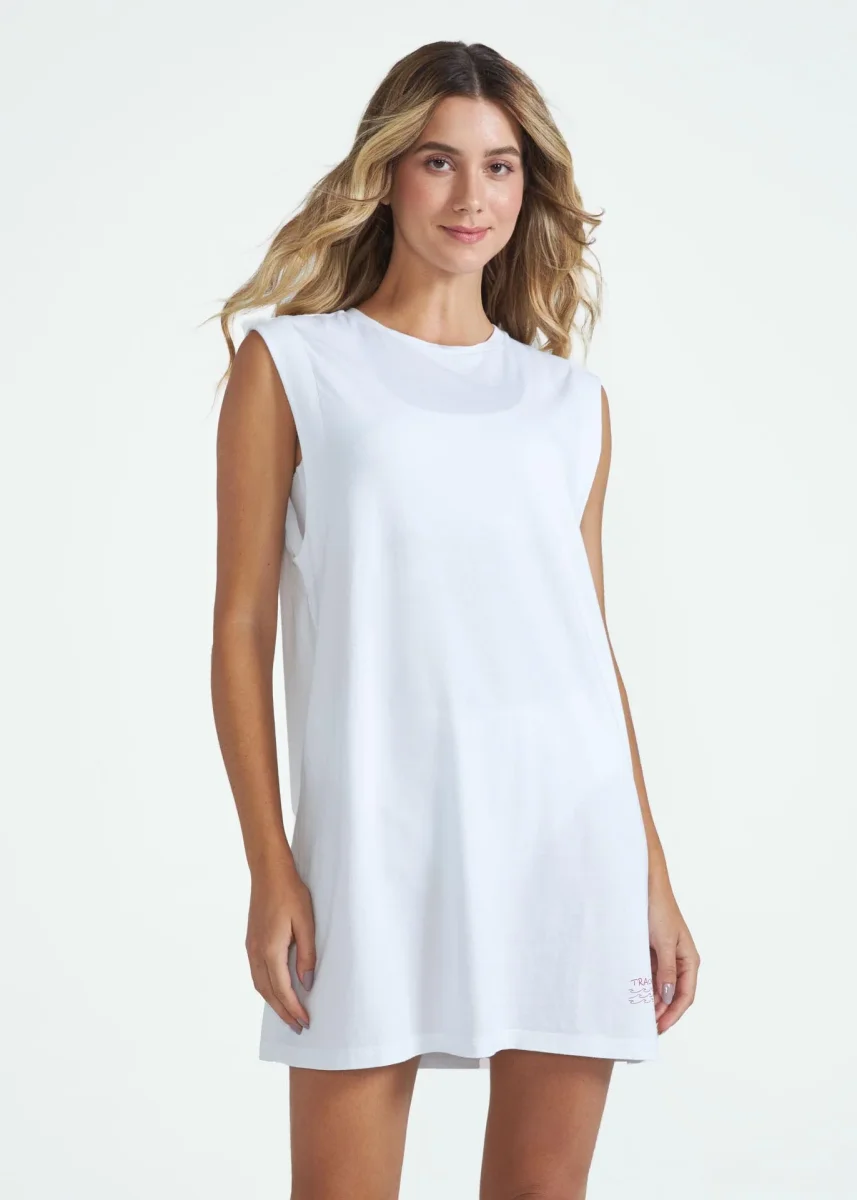Vestido T-Shirt sem manga Formas - Image 2